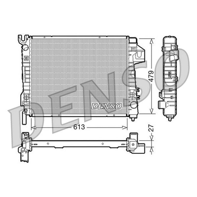 Denso Engine Radiator fits Dodge Ram 1500 Pickup 2001-2008 3.7 4.7