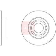 Apec 2 x Solid Rear Brake Discs DSK274-x2