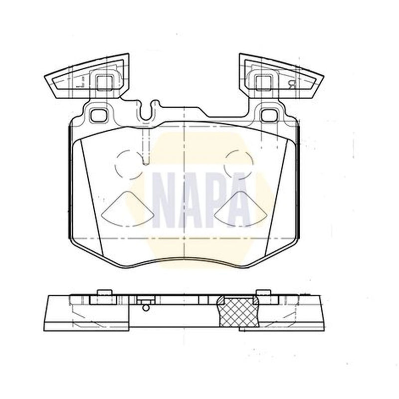 NAPA Front Brake Pad Set NBP1921