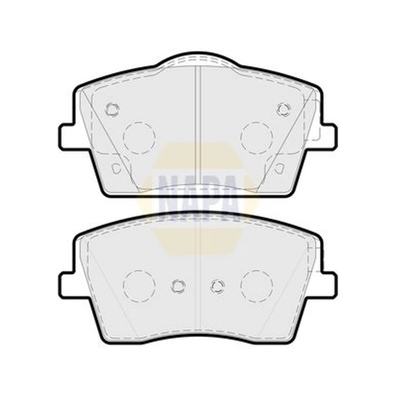 NAPA Front Brake Pad Set NBP1910