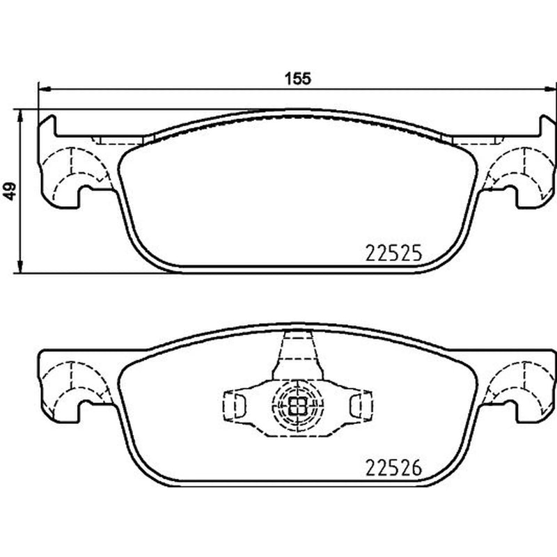 Mintex Front Brake Pad Set MDB3930