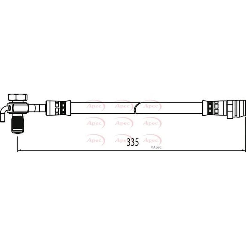 Apec Brake Hydraulic Hose Line outer HOS4111