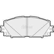Fahren Front Brake Pad Set fits Lexus Ct 2011 on