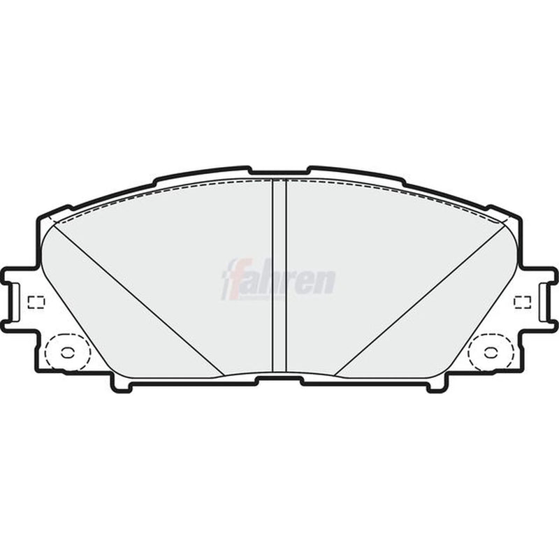 Fahren Front Brake Pad Set fits Lexus Ct 2011 on