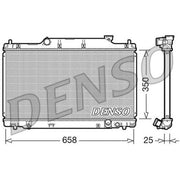 Denso Engine Radiator DRM40007