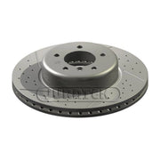 Juratek 2 x Vented Brake Discs BMW171 OE 34116778647 34116786392