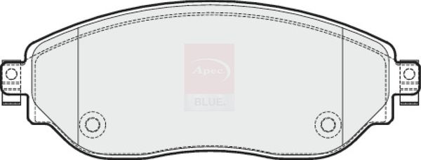 Apec Blue PD3382 Brake Pad Set, disc brake