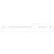 Juratek Brake Hydraulic Hose Line inner JBH1304