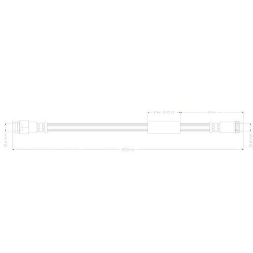 Juratek Brake Hydraulic Hose Line inner JBH1304