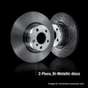 Apec 2 x Two-Piece Rear Brake Disc Brake Discs DSK3352B-x2