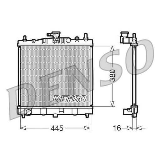 Denso Engine Radiator DRM46002