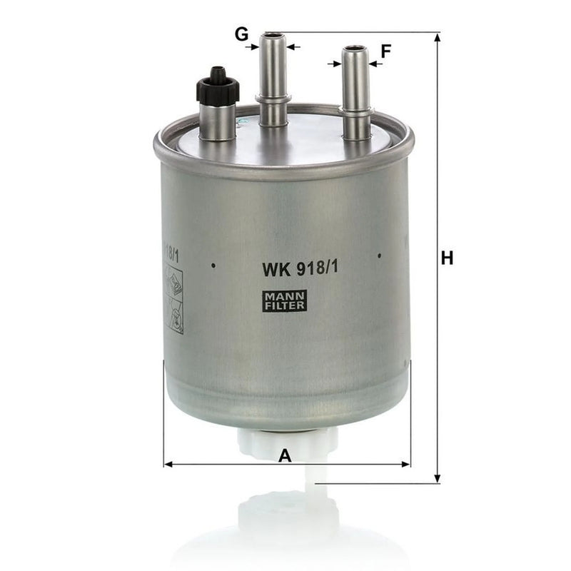 MANN-FILTER Fuel Filter Element WK 918/1