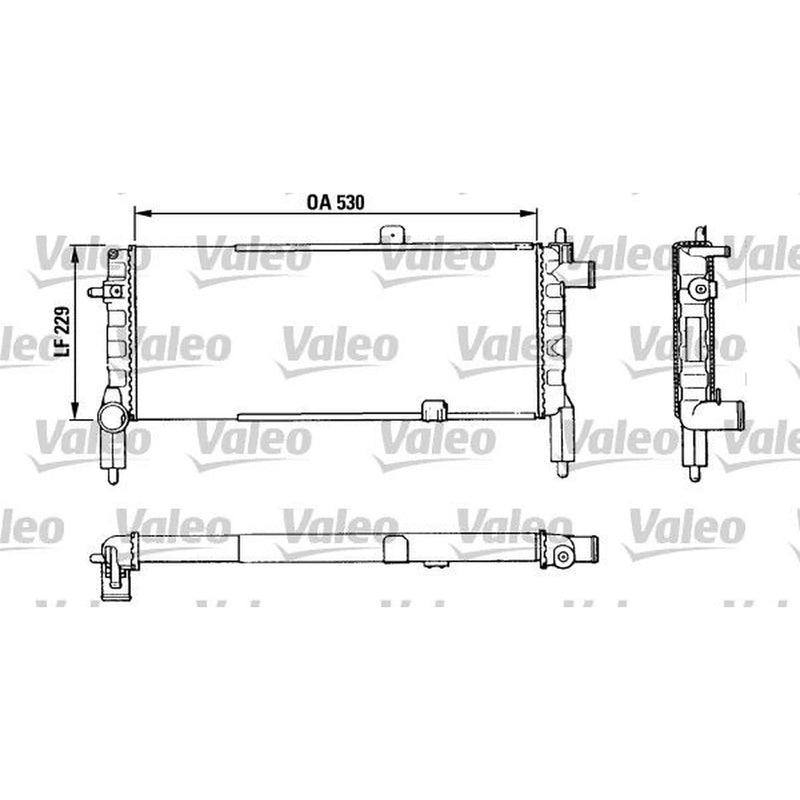 Valeo Engine Radiator 883920