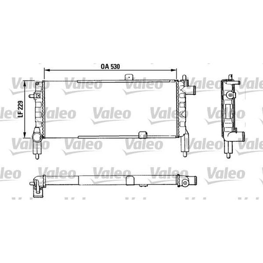 Valeo Engine Radiator 883920