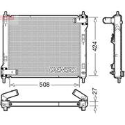 Denso Engine Radiator fits Nissan Juke 2010-2019 1.6