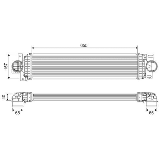 Valeo Intercooler (Charge Air Cooler) 818699
