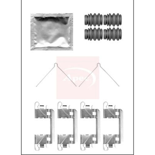 Apec Brake Pad Accessory Fitting Kit Front KIT1386