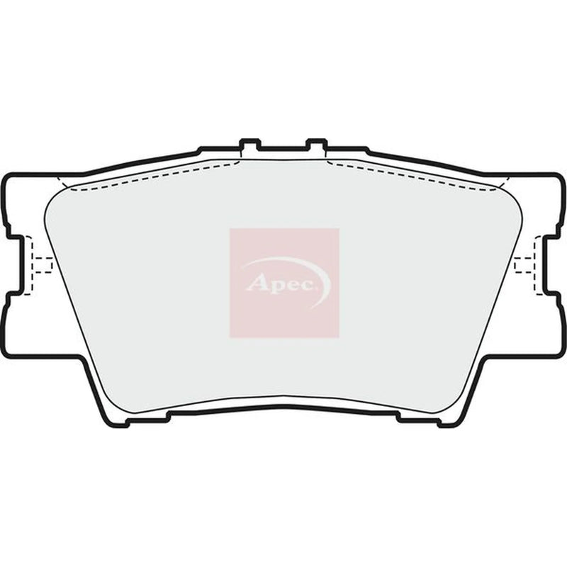 Apec Rear Brake Pad Set PAD1591