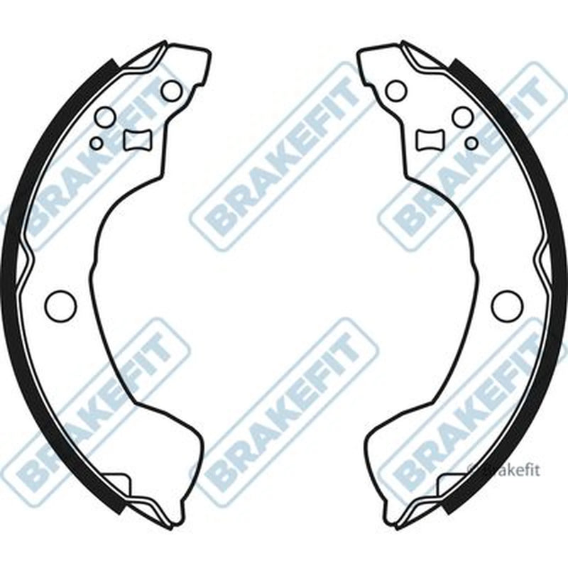 Apec Brake Shoe Set Axle Kit BSH1114