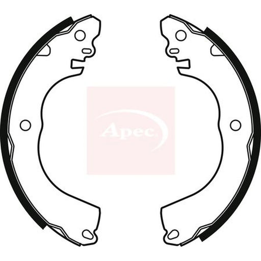 Apec Brake Shoe Set Axle Kit SHU819