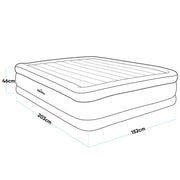 Dellonda Raised Air Bed with Built-in Electric Pump & Storage Bag - Queen - Dellonda - Van Life Living