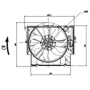 NRF Engine Cooling Fan 47923