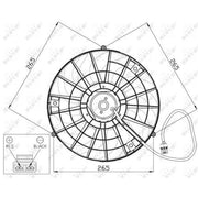 NRF Engine Cooling Fan Right 47483