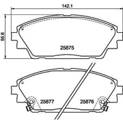 Mintex Front Brake Pad Set MDB3417