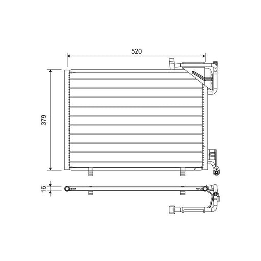 Valeo Air Conditioning Condenser 814297