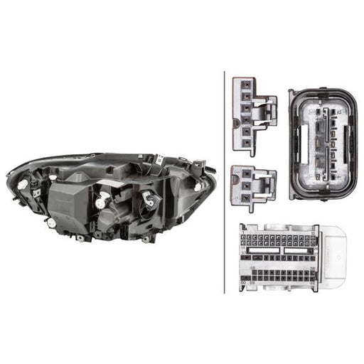 Hella Headlight Headlamp LED Left 1LX 011 929-431