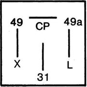 Hella Indicator Flasher Relay 4AZ 003 787-071