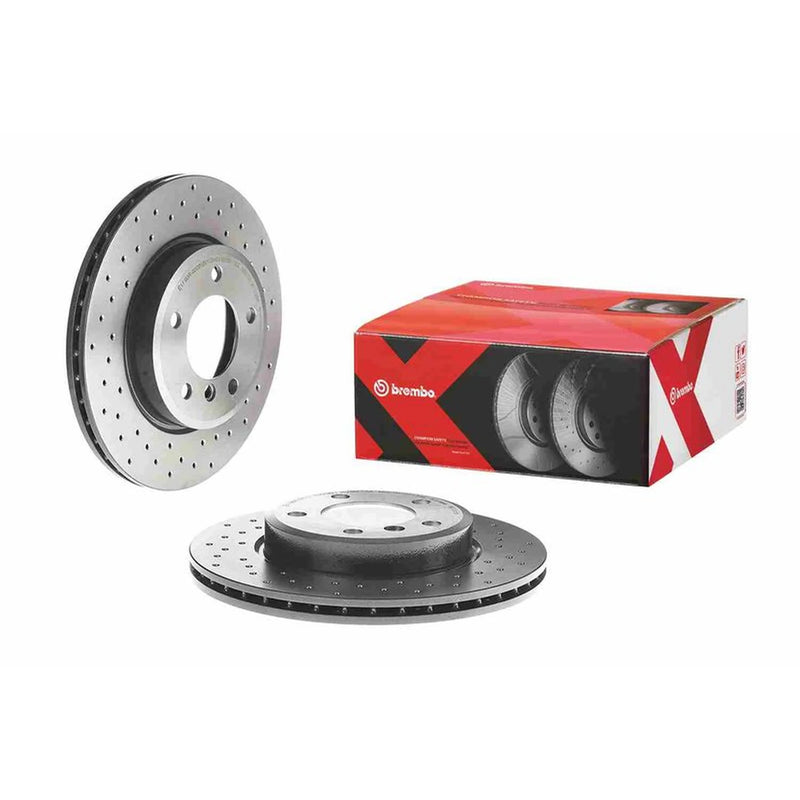 Brembo 2 x Perforated/Vented Front Brake Discs 09.7701.1X-x2