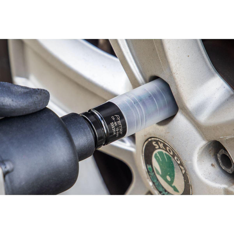 Sealey Alloy Wheel Ultra-Power Impact Socket 19mm 1/2"Sq Drive SX03919 Sealey  - Town Parts