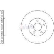 Fahren Front & Rear Brake Discs & Pads fits Nissan Juke 2010-2019 1.6
