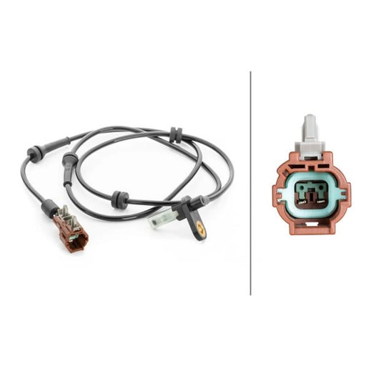 Hella ABS Wheel Speed Sensor Rear 6PU 230 040-671