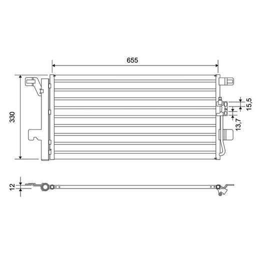 Valeo Air Conditioning Condenser 822838