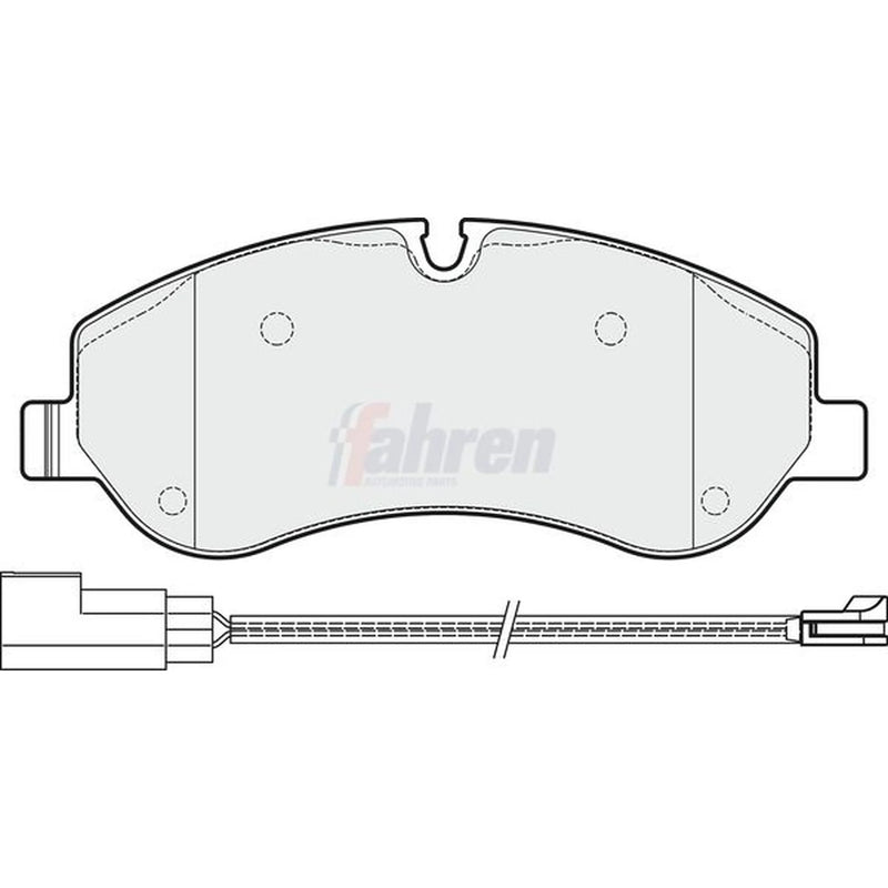 Fahren Front Brake Pad Set FBP3368