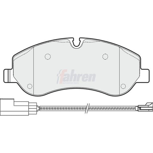 Fahren Front Brake Pad Set fits Ford Tourneo Custom V362 Bus 2012-2023 2.0 2.2