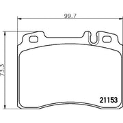 DON Front Brake Pad Set PCP2195
