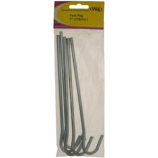 MDS1203 W4 7in Steel tent pegs 5 pack 37693 - W4 - Van Life Living