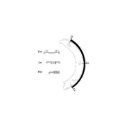 Mintex Parking Brake Shoe Set MFR473