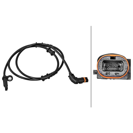 Hella ABS Wheel Speed Sensor Front 6PU 358 217-151