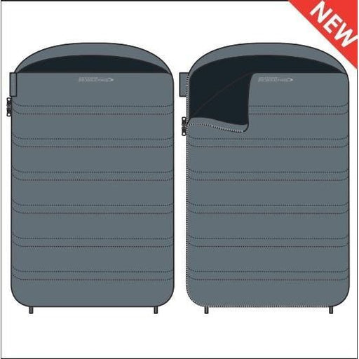 Outdoor Revolution Sun Star Double 300 DL Pebble Sleeping Bag - Outdoor Revolution - Van Life Living