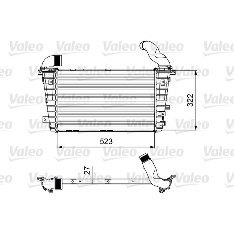 Valeo Intercooler (Charge Air Cooler) 818615