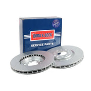 Borg & Beck 2 x Vented Front Brake Discs BBD5271-x2