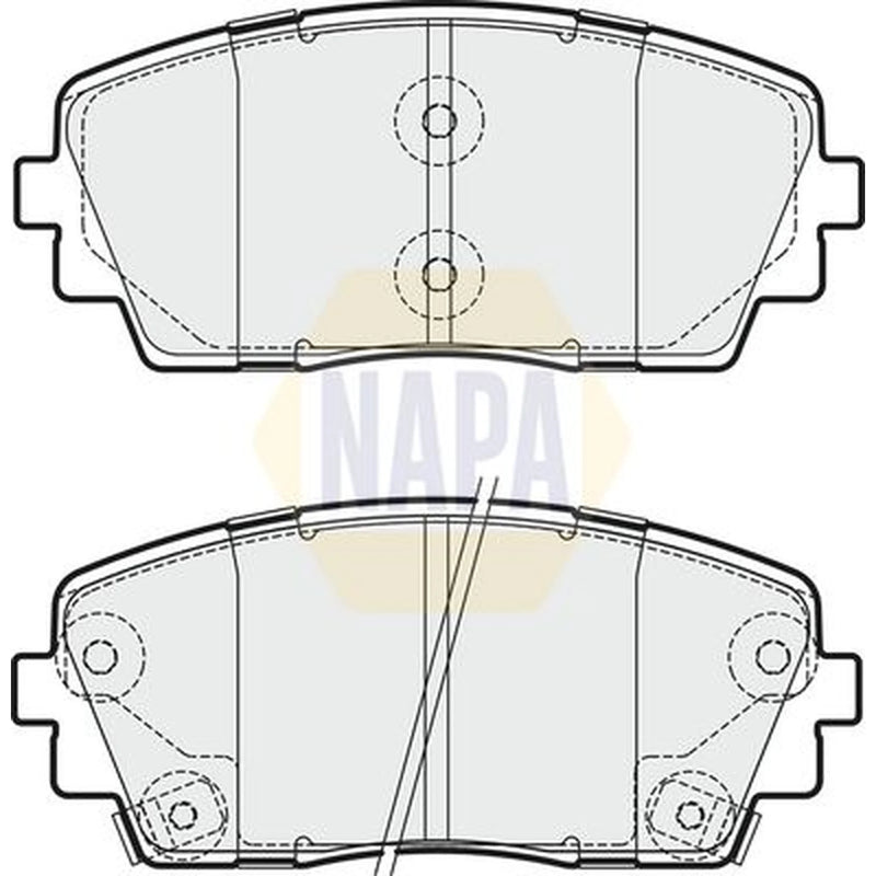 NAPA Front Brake Pad Set NBP1273