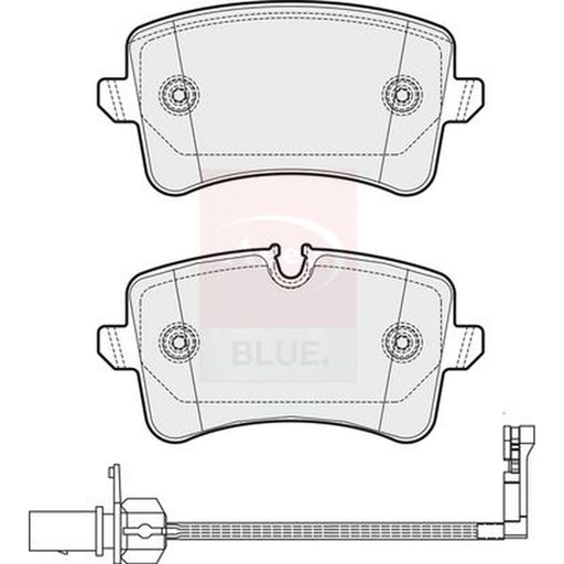 Apec Rear Brake Pad Set PD3350