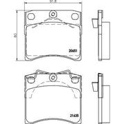 Mintex Front Brake Pad Set MDB1822