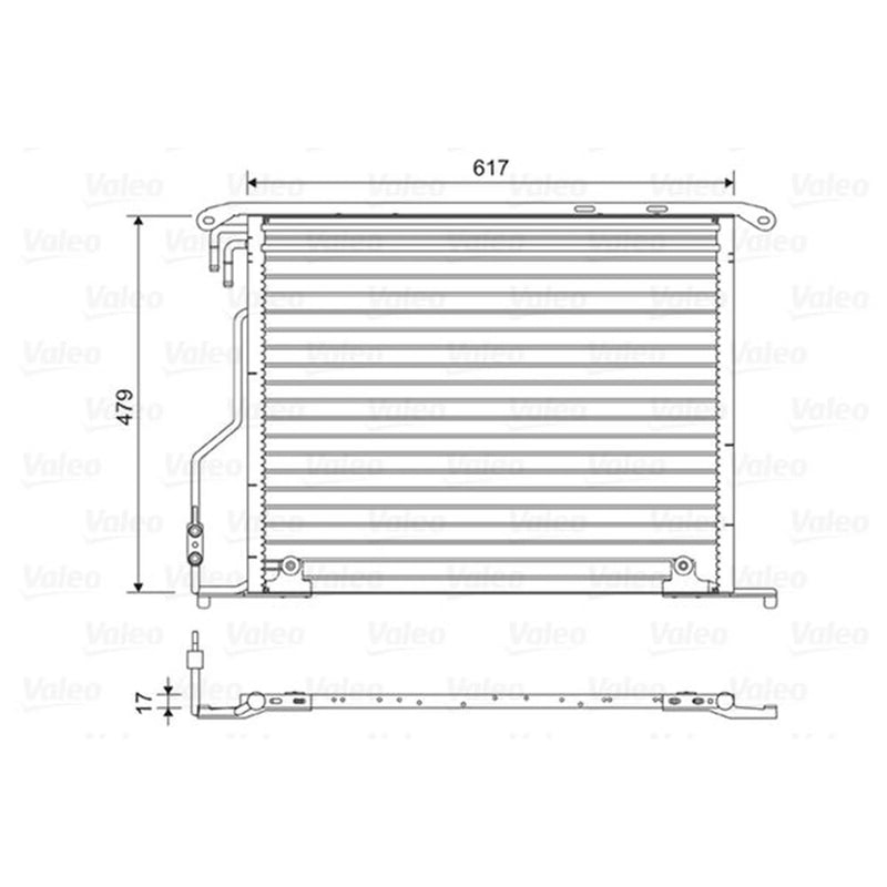 Valeo Air Conditioning Condenser 814434
