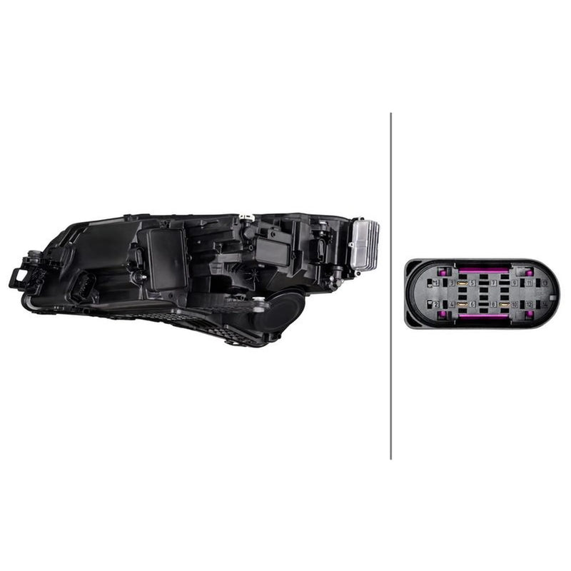 Hella Headlight Headlamp LED Right 1LX 354 896-041